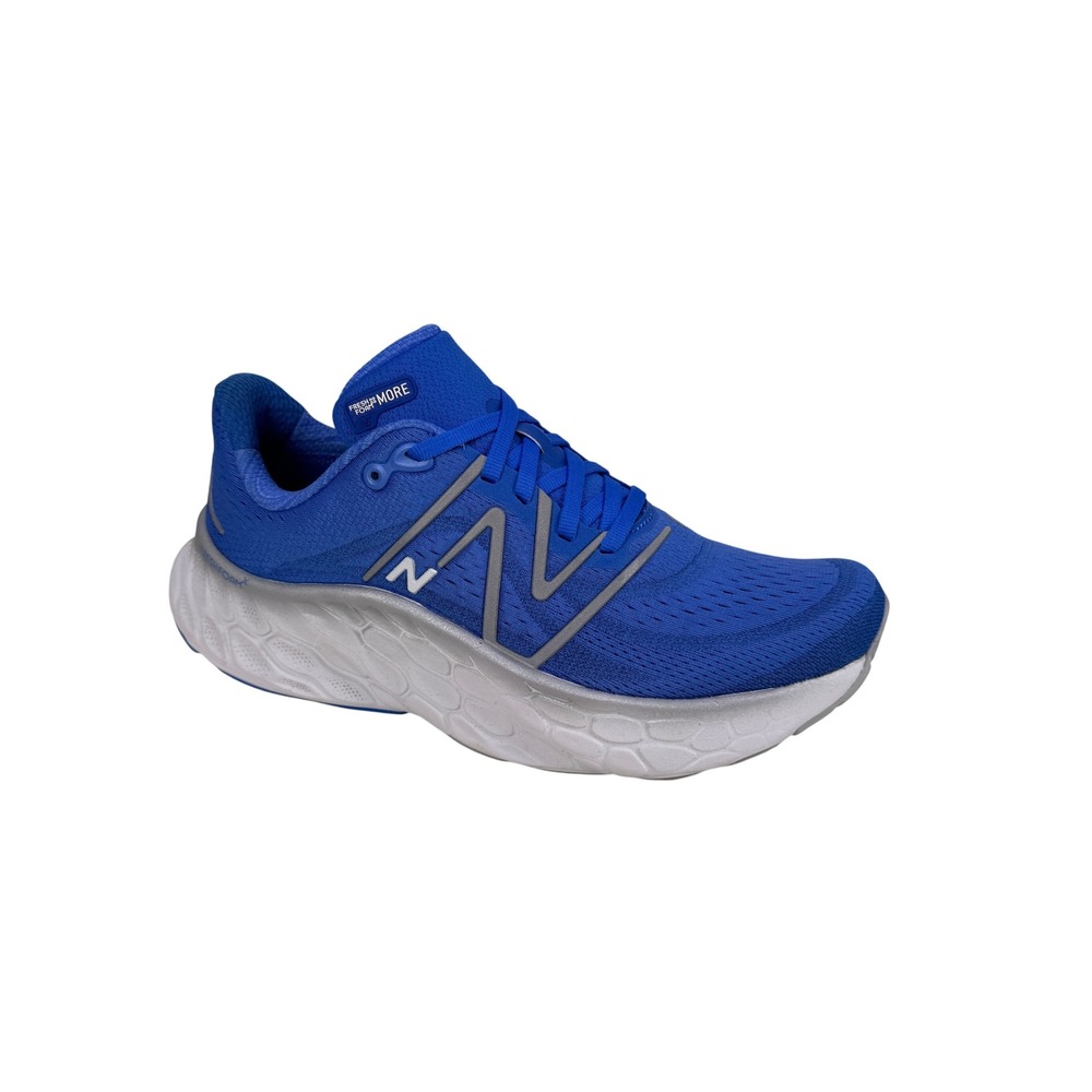 New‎ Balance Fresh Foam X More V4 Running Shoes Womens 8.5 B Bright Lapis Blue